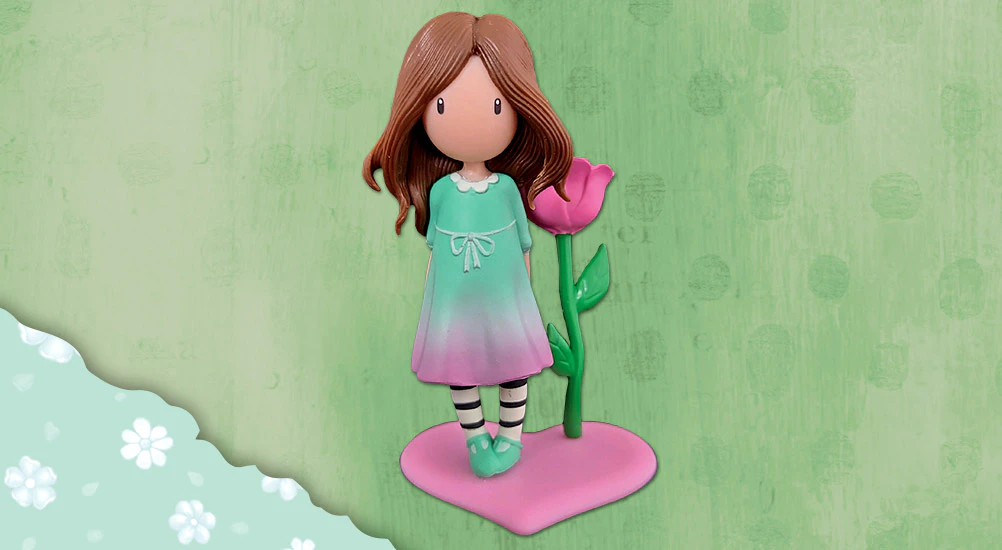 Figura Gorjuss From The Heart – Altezza 9,6 Cm – Giocattolo Per Bambine E Ragazze – Colore Rosso – Dettagli Curati E Qualità Ottimale