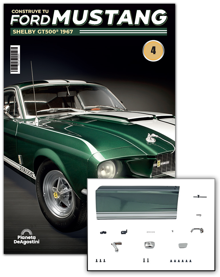 Miniature Ford Mustang Shelby GT350R Claude Dubois 1967 - DeAgostini/Altaya 1/43