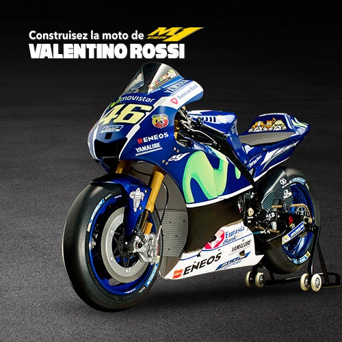 Maquette Moto Valentino Rossi Yamaha YZR M1 - échelle 1/8 - Altaya - à Construire - Neuve