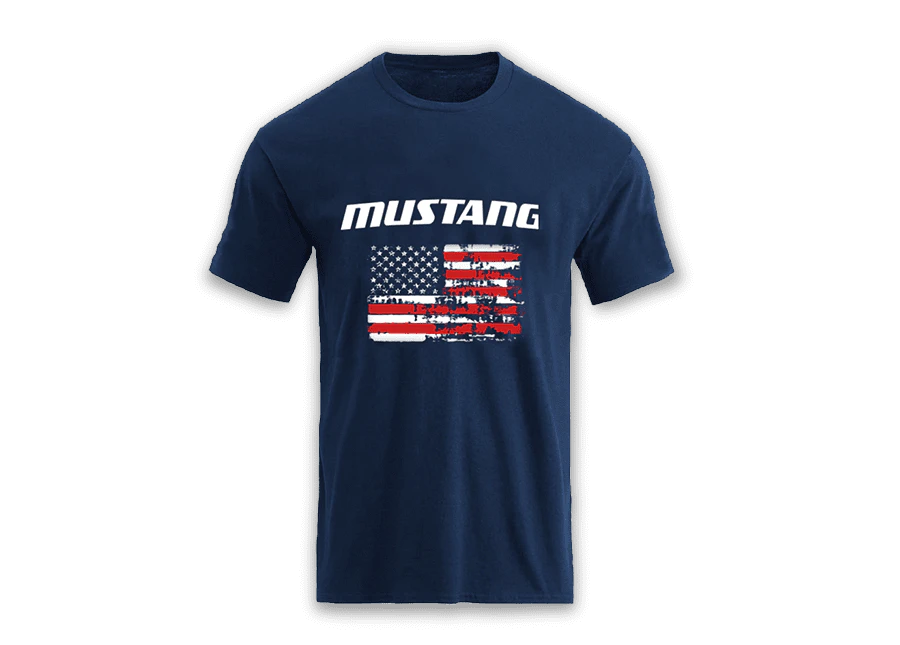 Haut Chemise Patriotique Ford Mustang Collection - Taille S Juniors - Occasion Très Bon état - Multicolore