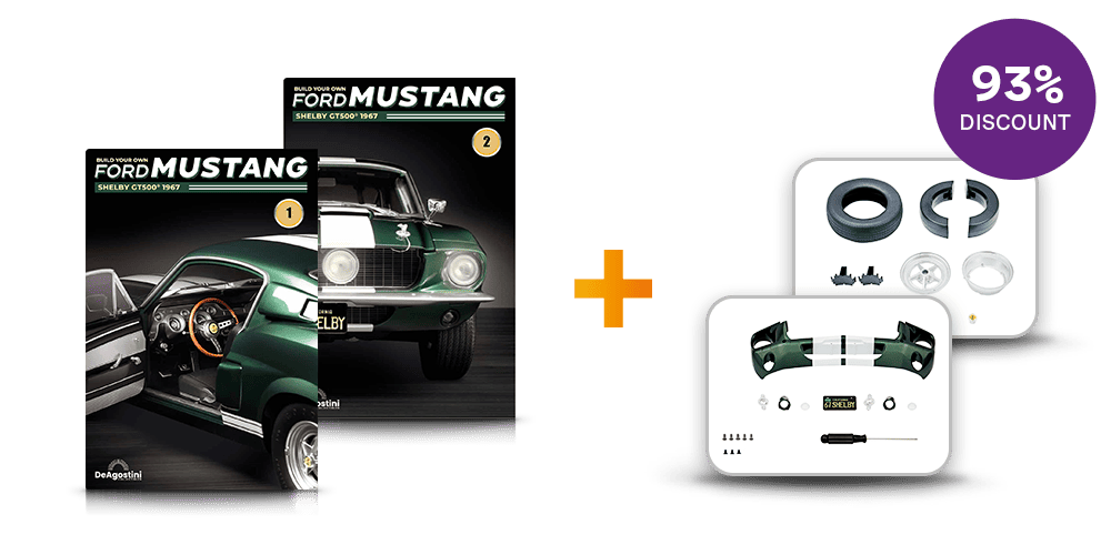 Kit Construction Ford Mustang Shelby GT500 1967 - Échelle 1/6 - DeAgostini - Neuf En Boîte